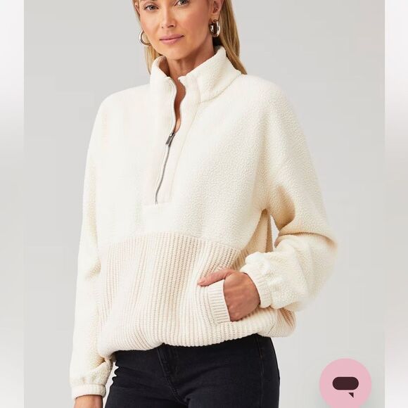 SPLENDID
BOULDER HALF-ZIP PULLOVER CLOUD COLOR LARGE‎ NWT in packaging - Picture 2 of 5